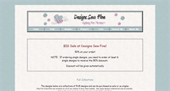 Desktop Screenshot of designssewfine.com